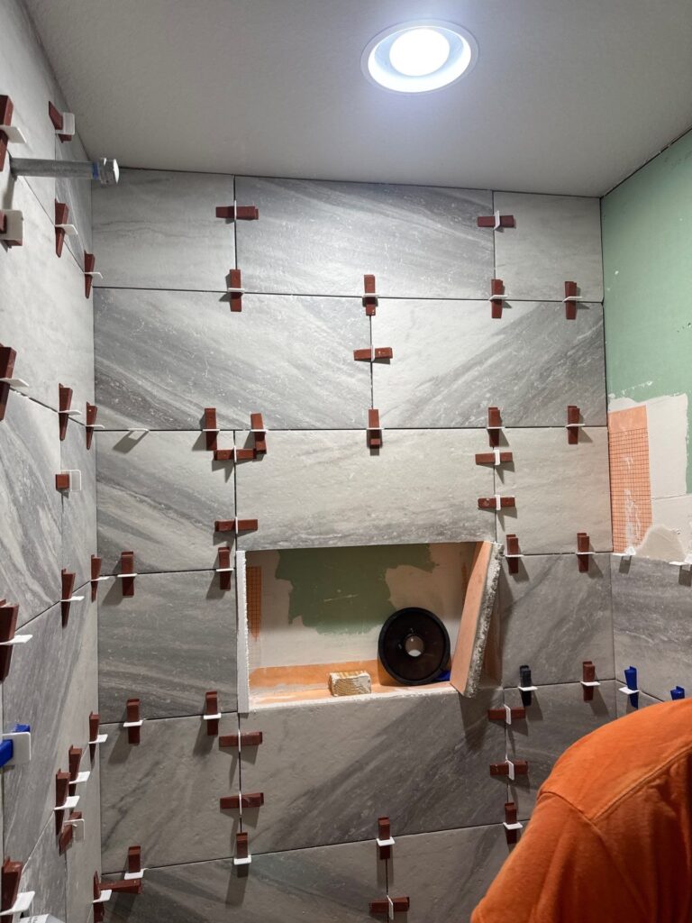 custom tile shower bathroom model chattanooga