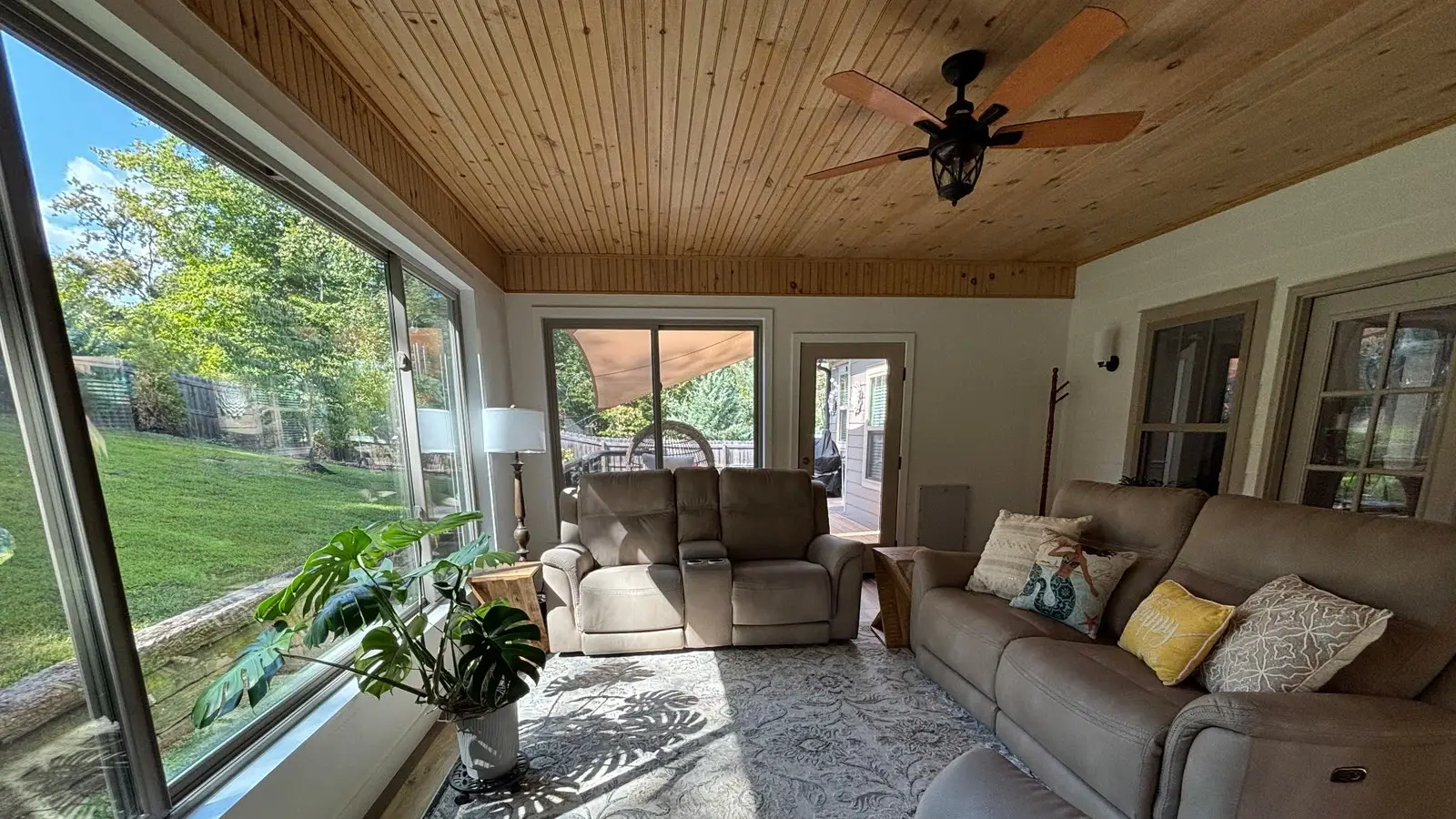 Four-season porch project by Peaceful Haven Homes